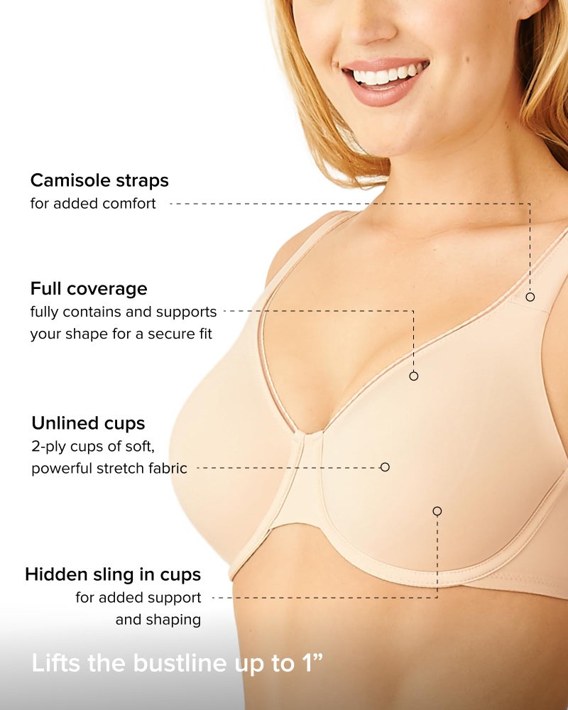 Wacoal Women's High Standards Unlined Full Coverage Lifting Underwire Bra, 855352 - Image 2